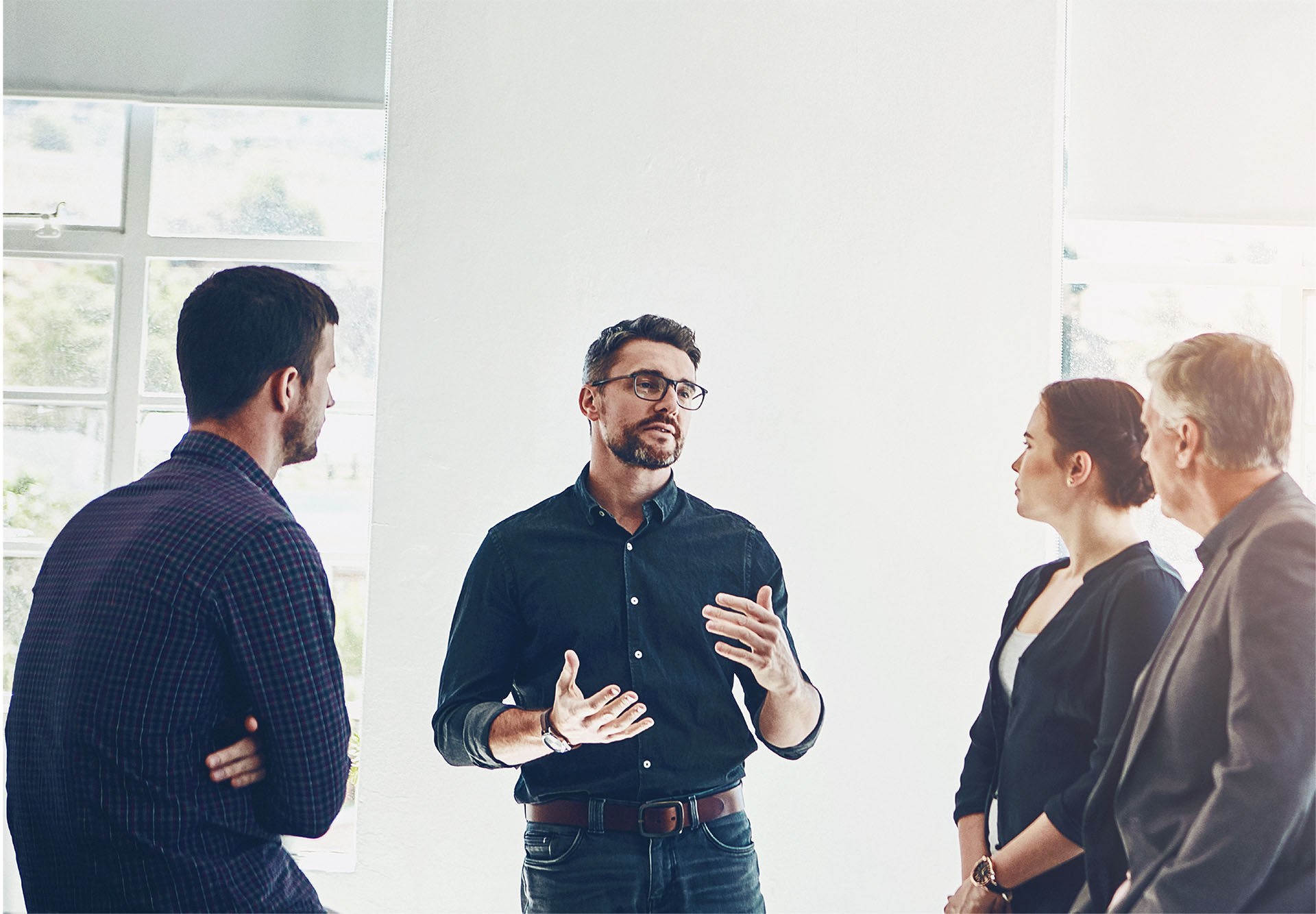 Pinwell team discussion